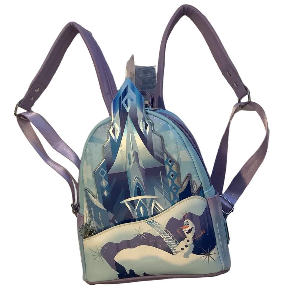 Loungefly Disney Frozen Princess Elsa Castle Mini Backpack New